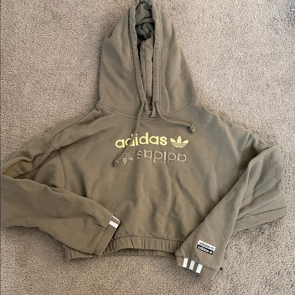 Adidas Originals R.Y.V. Cropped Hoodie